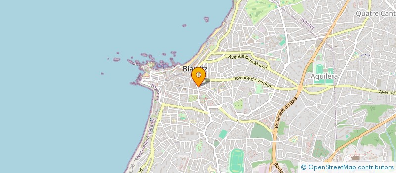 localisation de l'entreprise RACINES à BIARRITZ