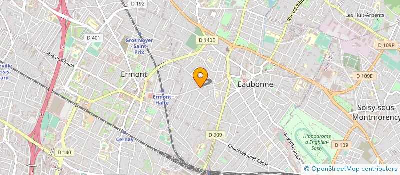 localisation de l'entreprise RACINES à EAUBONNE