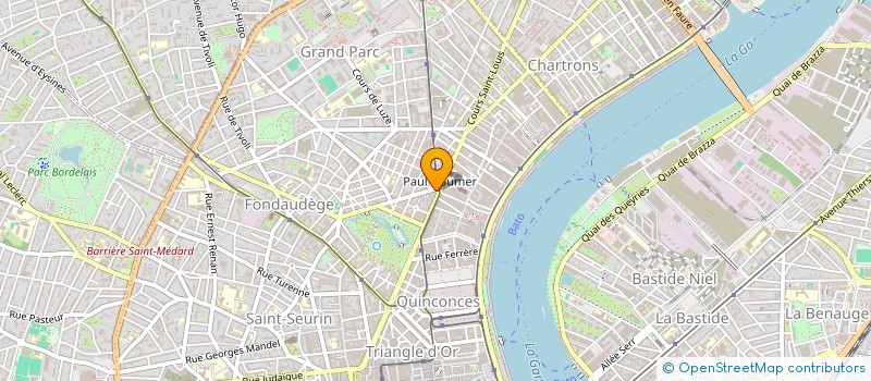 localisation de l'entreprise RACINES CARREES  BORDEAUX