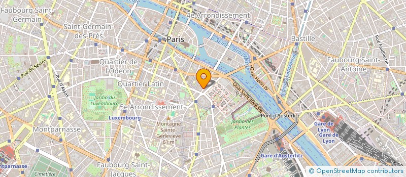 localisation de l'entreprise RACINES & CIE à PARIS