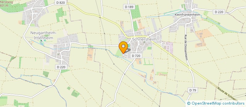 localisation de l'entreprise RACINES & CIMES  SCHNERSHEIM