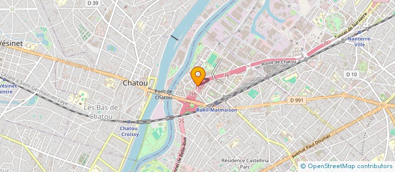 localisation de l'entreprise RACINES CREOLES SAS  NANTERRE