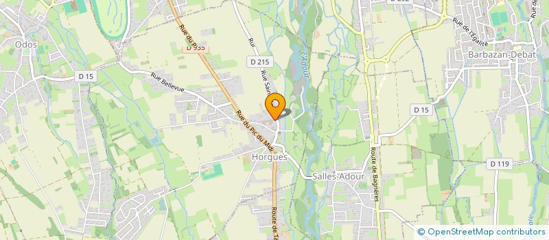 localisation de l'entreprise RACINES DE L'ADOUR  HORGUES