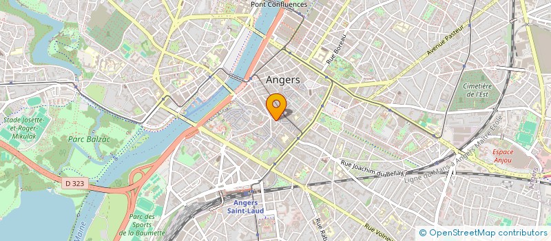 localisation de l'entreprise RACINES DE PAYS DE LOIRE à ANGERS
