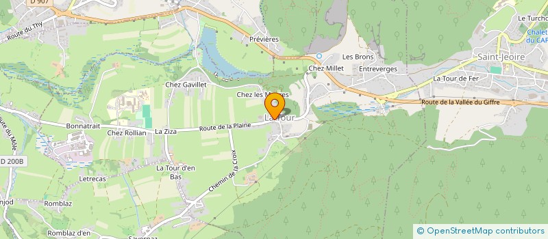 localisation de l'entreprise RACINES EN FAUCIGNY à LA TOUR