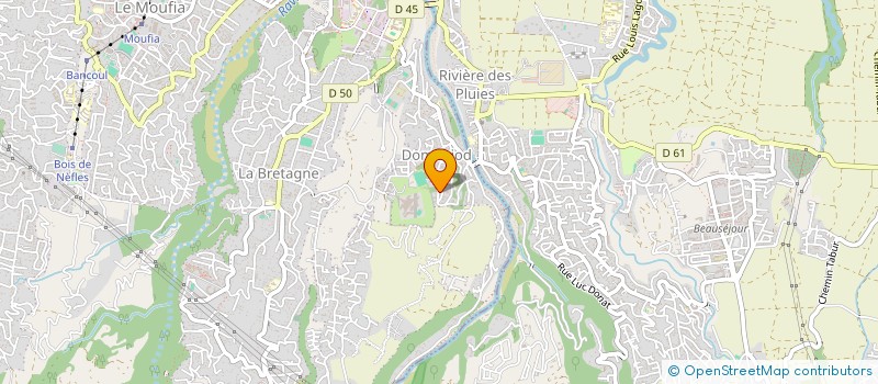 localisation de l'entreprise RACINES ET CULTURE, REUNION  SAINT-DENIS