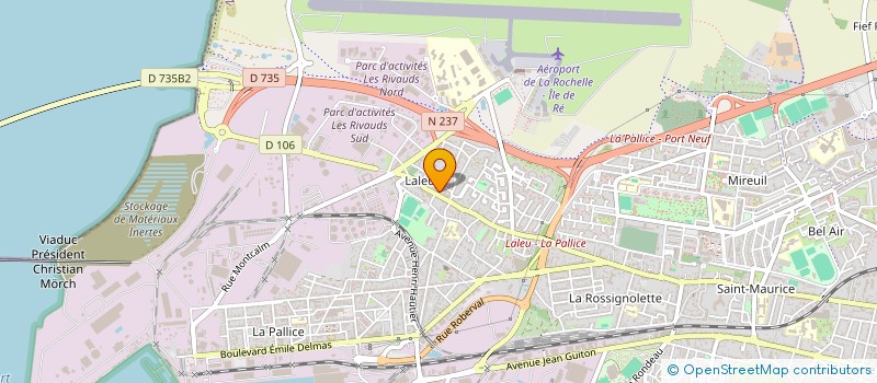 localisation de l'entreprise RACINES ET NUAGES  LA ROCHELLE