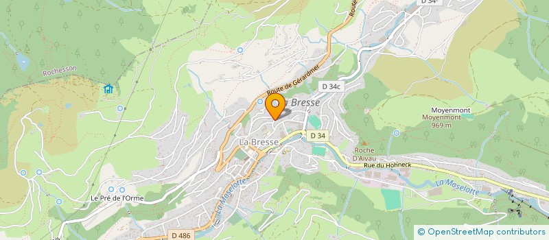 localisation de l'entreprise RACINES FILMS  LA BRESSE