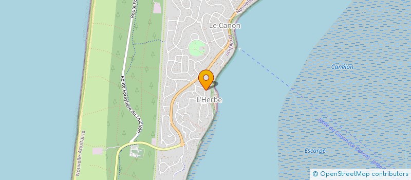 localisation de l'entreprise RACINES & LIBERTE à LEGE-CAP-FERRET