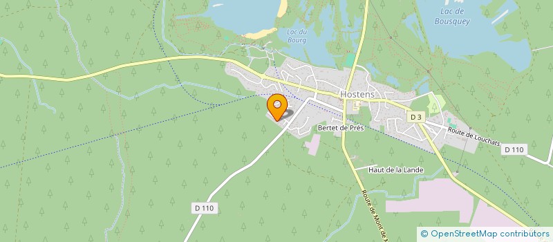 localisation de l'entreprise RACINES MEDIEVALES  HOSTENS