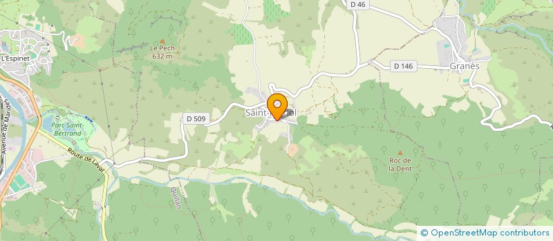 localisation de l'entreprise RACINES NOMADES  SAINT-FERRIOL