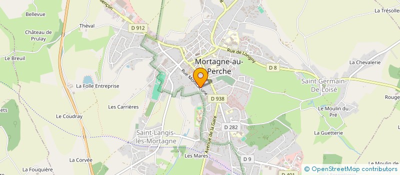 localisation de l'entreprise RACINES NORMANDES à MORTAGNE-AU-PERCHE