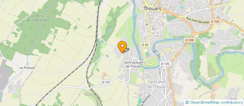 localisation de l'entreprise RACINET SOLAIRE  SAINT-JACQUES-DE-THOUARS