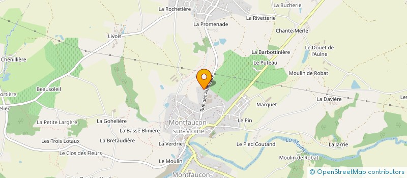 localisation de l'entreprise RACINEUX IMMOBILIER à SEVREMOINE