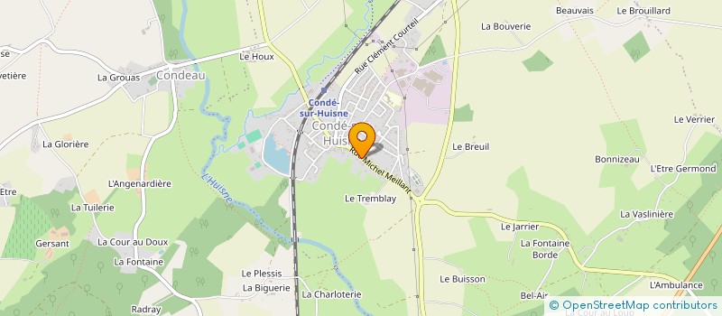 localisation de l'entreprise RACING 28 à SABLONS-SUR-HUISNE