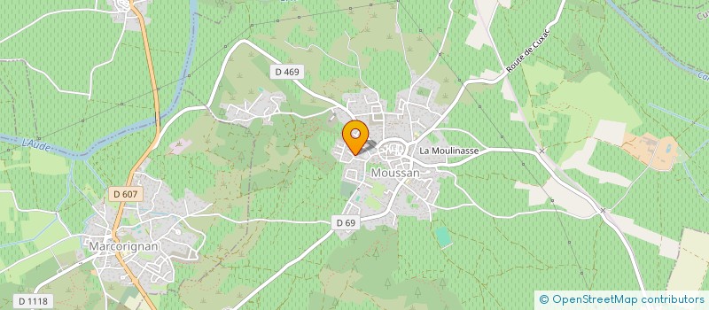 localisation de l'entreprise RACING  MOUSSAN