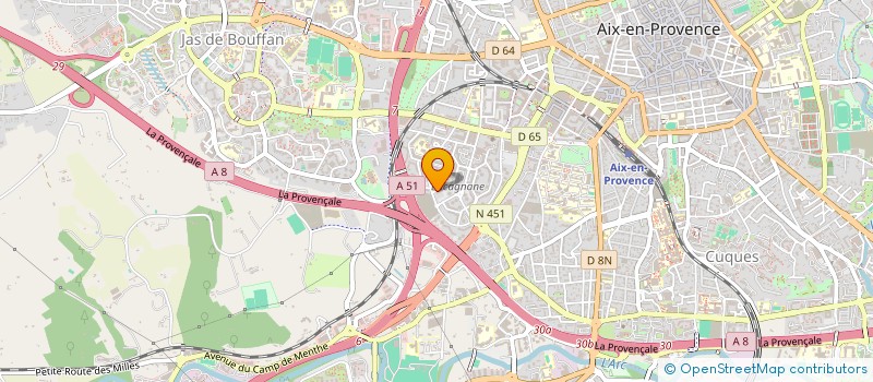 localisation de l'entreprise RACING AUTO CLASSIC  AIX-EN-PROVENCE