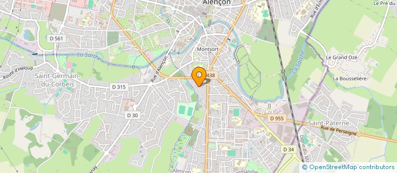 localisation de l'entreprise RACING CHRONO FACTORY  ALENCON