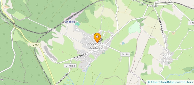 localisation de l'entreprise RACING CLUB ANGILLON à ANDELOT-EN-MONTAGNE