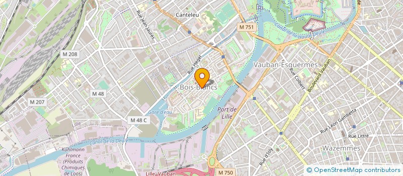localisation de l'entreprise RACING CLUB BOIS BLANCS LILLE BASKET à LILLE