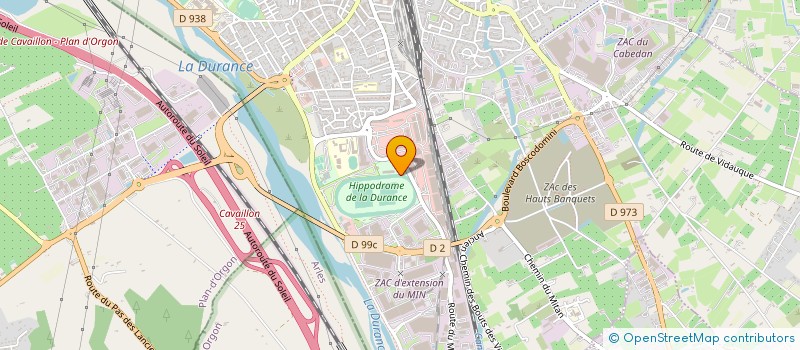 localisation de l'entreprise RACING CLUB CAVAILLON FOOTBALL  CAVAILLON