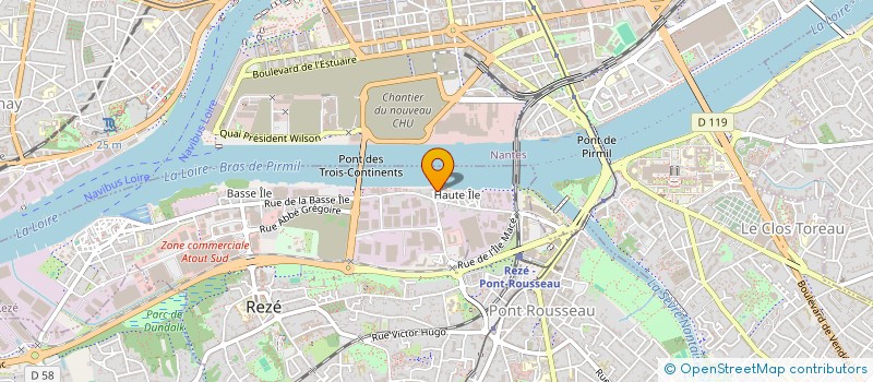 localisation de l'entreprise RACING CLUB CHORAL à REZE