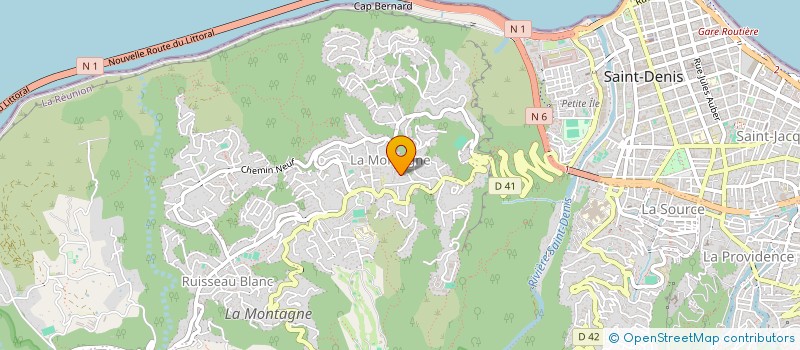 localisation de l'entreprise RACING-CLUB COLORADO à SAINT-DENIS