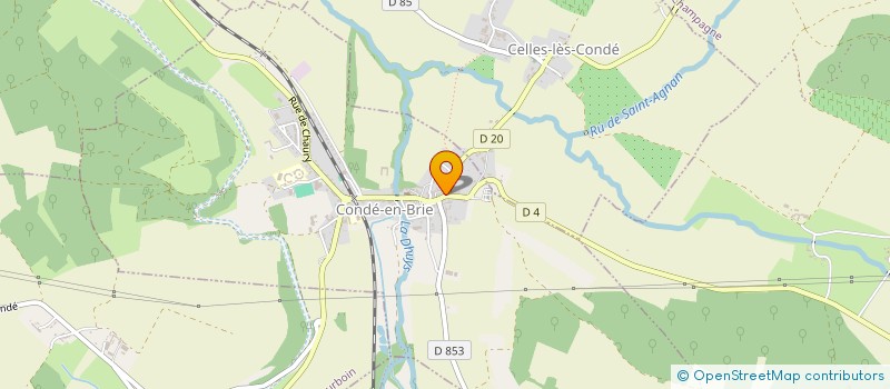 localisation de l'entreprise RACING CLUB CONDE  CONDE-EN-BRIE