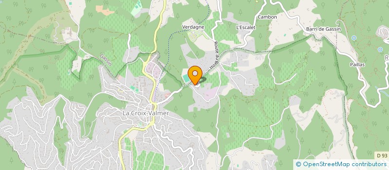 localisation de l'entreprise RACING-CLUB DE LA BAIE  LA CROIX-VALMER