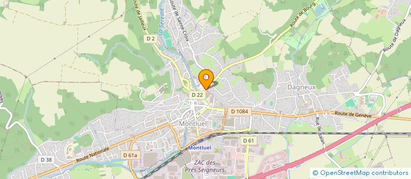 localisation de l'entreprise RACING CLUB DE MONTLUEL OMNI SPORTS à MONTLUEL