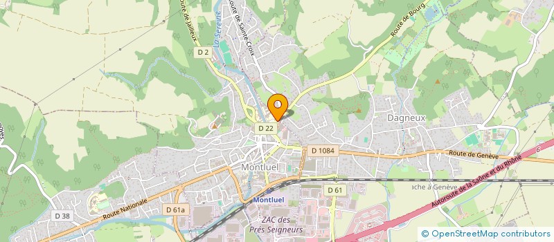 localisation de l'entreprise RACING CLUB DE MONTLUEL PETANQUE  MONTLUEL