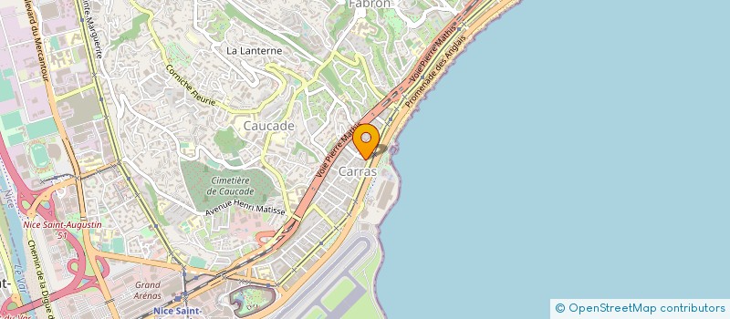 localisation de l'entreprise RACING CLUB DE NICE à NICE