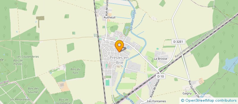 localisation de l'entreprise RACING CLUB DE PRESLES  PRESLES-EN-BRIE