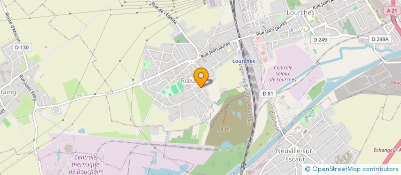 localisation de l'entreprise RACING CLUB DE ROEULX à RŒULX