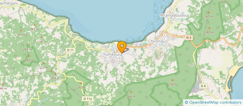 localisation de l'entreprise RACING CLUB DE TSIMKOURA à CHIRONGUI