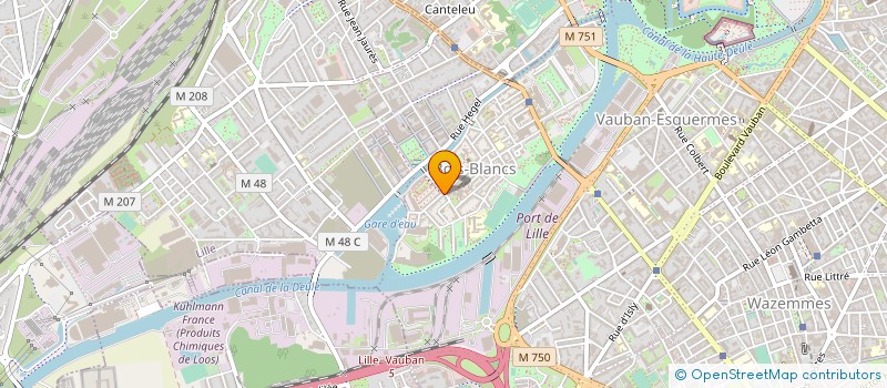 localisation de l'entreprise RACING CLUB DES BOIS BLANCS à LILLE