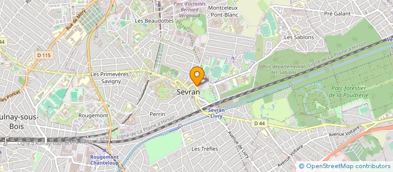 localisation de l'entreprise RACING CLUB DES TAMOULS DE SEVRAN à SEVRAN