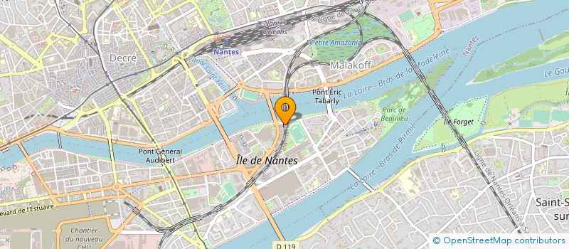 localisation de l'entreprise RACING CLUB NANTAIS à NANTES