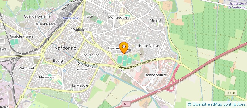 localisation de l'entreprise RACING CLUB NARBONNE  NARBONNE