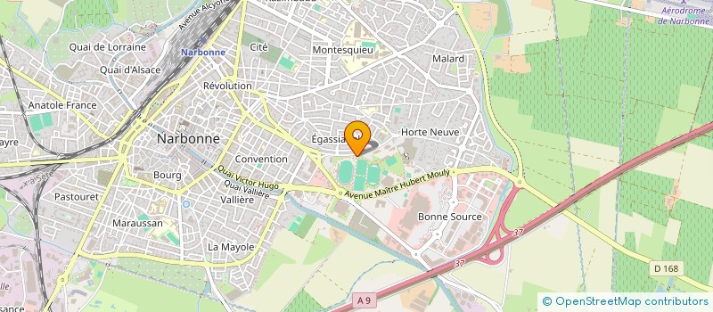 localisation de l'entreprise RACING CLUB NARBONNE MEDITERRANEE  NARBONNE