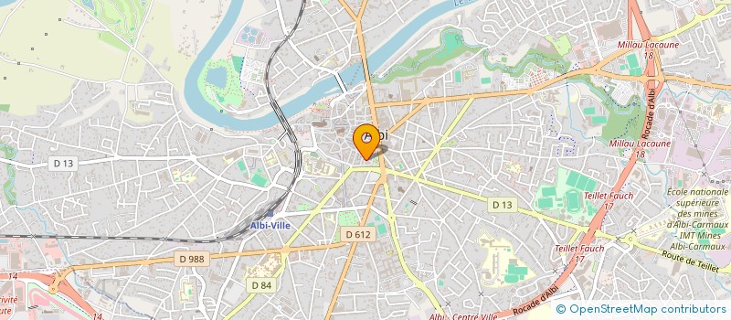 localisation de l'entreprise RACING CLUB NAUTIQUE ALBIGEOIS à ALBI