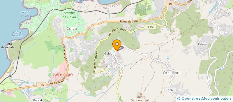 localisation de l'entreprise RACING CLUB NITRO BALAGNE à CORBARA