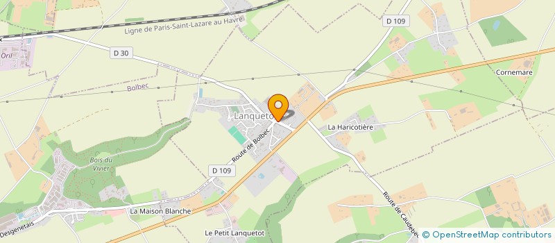 localisation de l'entreprise RACING CLUB NORMAND FOOTBALL 2020  BEUZEVILLE-LA-GRENIER