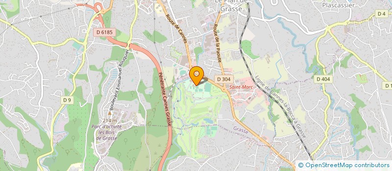 localisation de l'entreprise RACING CLUB PAYS DE GRASSE à GRASSE