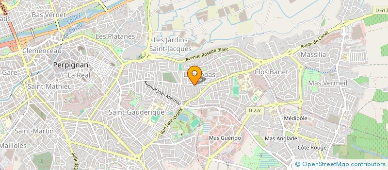 localisation de l'entreprise RACING CLUB PERPIGNAN SUD  PERPIGNAN