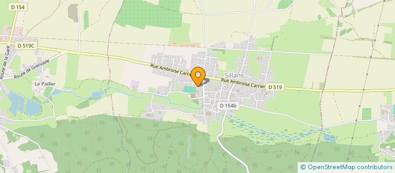 localisation de l'entreprise RACING-CLUB SILLANAIS  SILLANS