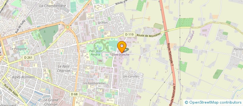 localisation de l'entreprise RACING CLUB VALENTINOIS  VALENCE