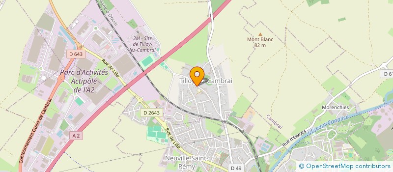 localisation de l'entreprise RACING DREAMS  TILLOY-LEZ-CAMBRAI