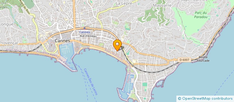 localisation de l'entreprise RACING EVENT  CANNES