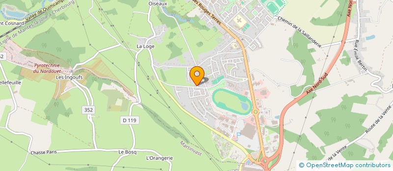 localisation de l'entreprise RACING FOR MM33  CHERBOURG-EN-COTENTIN